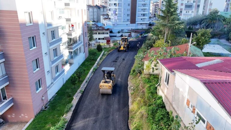 Giresun Belediyesi Asfalt Atağını Sürdürüyor: Ulaşım Kalitesi Artıyor