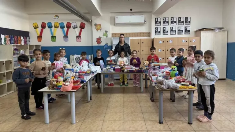 Korgan Anaokulu Öğrencileri Hatay’daki Kardeşlerine Destek Oldu