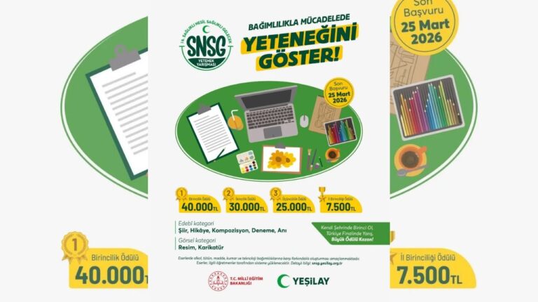 Yeşilay Yetenek Yarışması Başladı: Gençler Bağımlılığa Karşı Üretecek