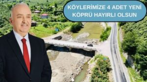 Giresun’a 62 Milyon TL’lik 4 Yeni Köprü Yatırımı Başlıyor