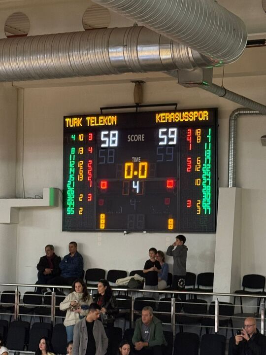 Kerasusspor TB2L’de Türk Telekom’u Deplasmanda 59-58 Yendi