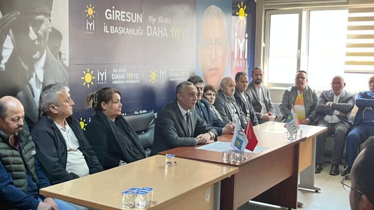 İYİ Parti Giresun’da Taşgöz Adaylığını Duyurdu: ‘Hedef İktidar’