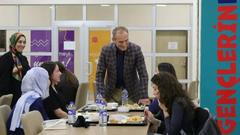 Giresun KYK Yurdunda Gençlerle Buluşan Müdür Ergün Talepleri Dinledi