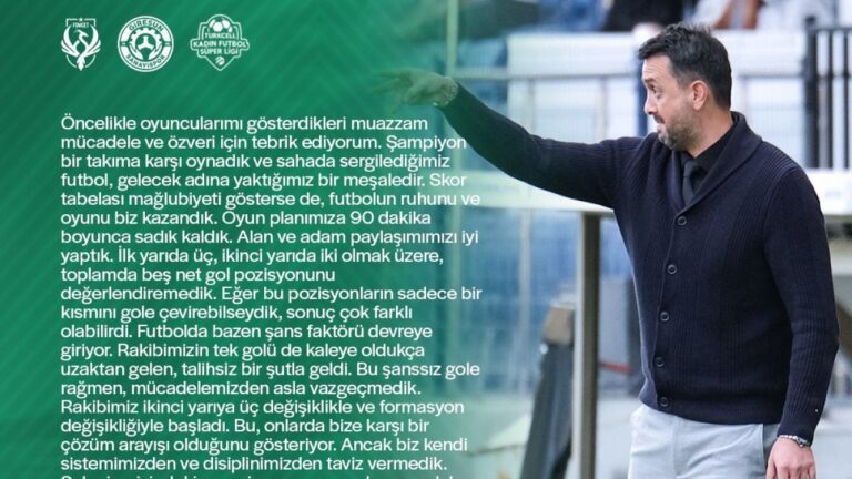 Sanayispor Fomget’e Yenildi: Akça Gelecek İçin Umutlu Konuştu