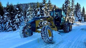 Giresun’da yayla yollarında güvenli ulaşım sağlanıyor!