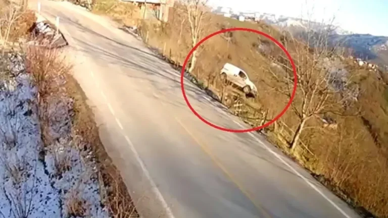 Korgan’da Korkunç Kaza: 30 Metre Yükseklikten Uçan Sürücü Yaralandı