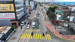 Bulancak İskele Başında trafik rahatladı!