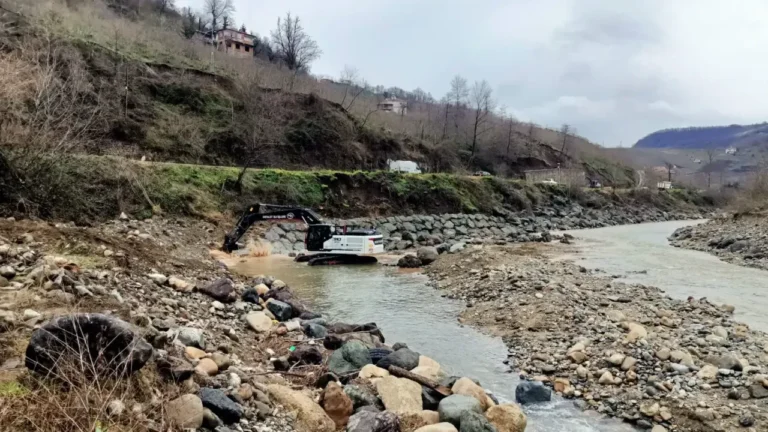 Giresun’un derelerinde tanzim ve tahkimat çalışmaları