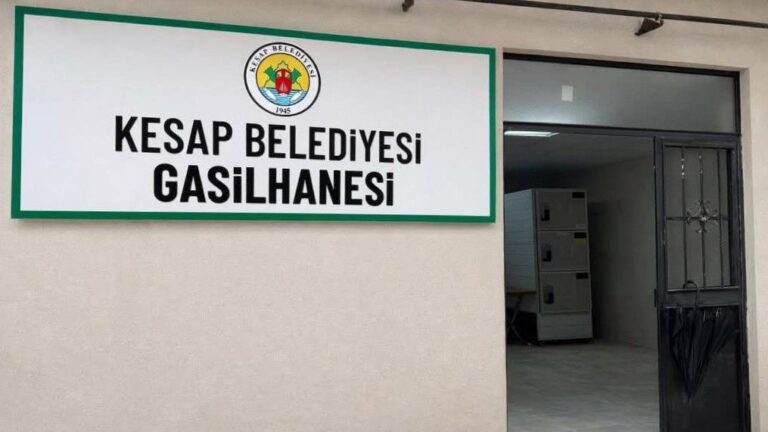Keşap’a Yeni Gasilhane Hizmeti