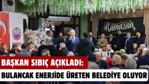 Başkan Sıbıç Açıkladı: Bulancak Enerjide Üreten Belediye Oluyor