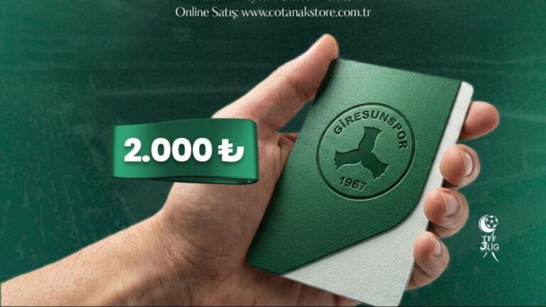 Giresunspor’da Kombine Biletleri Satışa Çıkartıldı