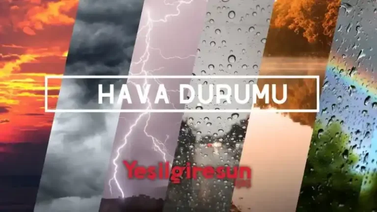 Giresun’da Bahar Esintisi! Sıcaklıklar 17°C’ye Ulaşıyor