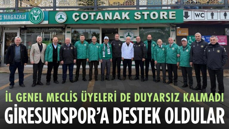 İl Genel Meclisi’nden Giresunspor’a Destek