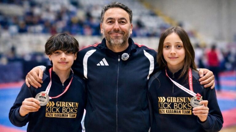 Giresun’u temsil eden sporcular kenti gururlandırdı