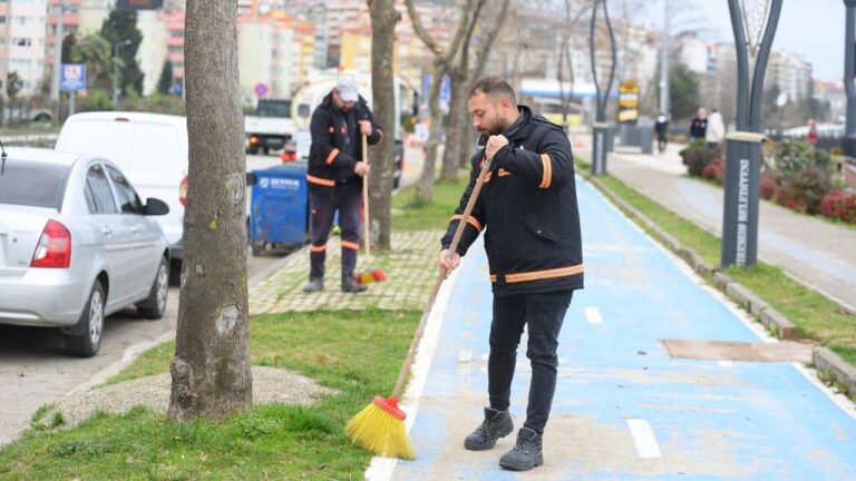 Giresun’da Sahil Yürüyüş Alanları Pırıl Pırıl Yapılıyor
