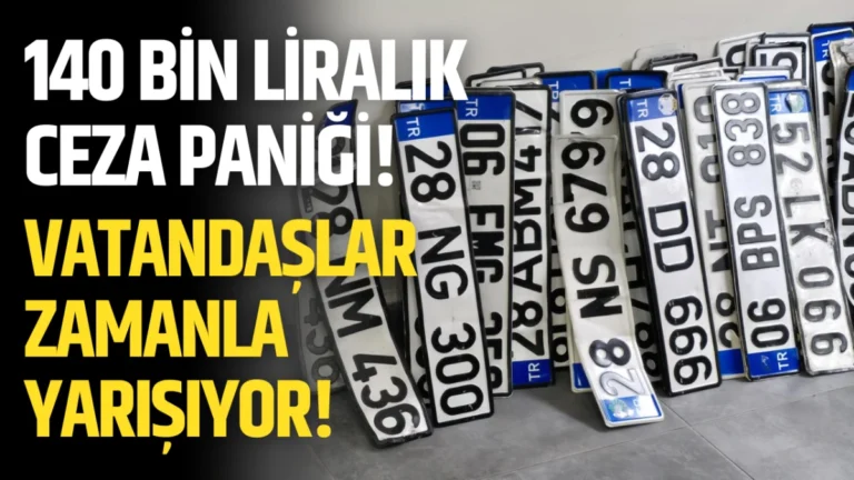 140 bin liralık ceza paniği! Vatandaşlar zamanla yarışıyor