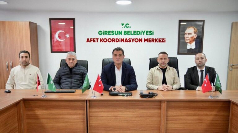 Giresun’da Afet Yönetimine Güçlü Takip
