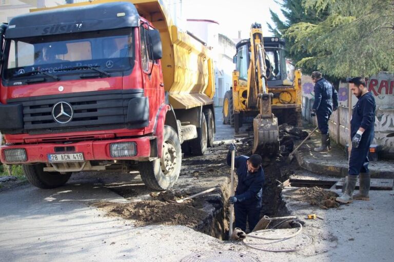Giresun’da Sorunsuz Altyapı İçin Yoğun Mesai