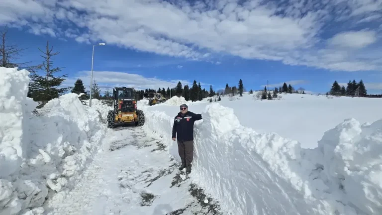 Giresun’da Mart Ayında 2 Metrelik Kar Sürprizi