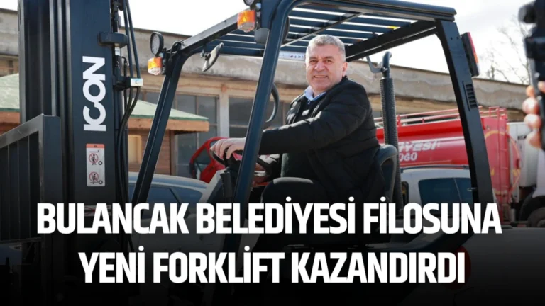 Bulancak Belediyesi Filosuna Yeni Forklift Kazandırdı