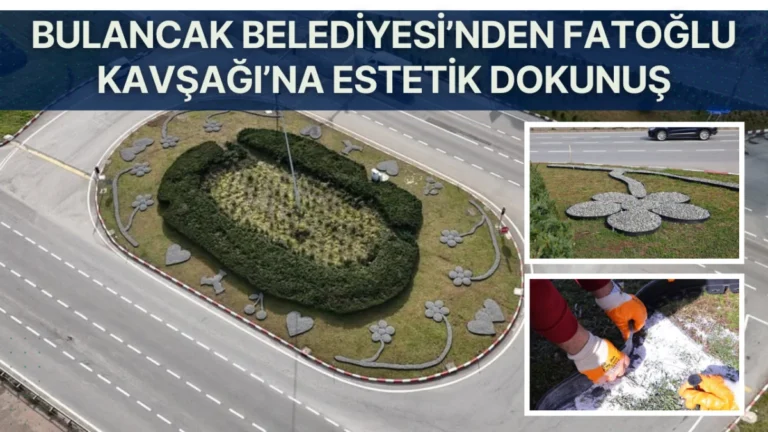 Bulancak Belediyesi’nden Fatoğlu Kavşağı’na Estetik Dokunuş
