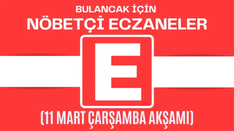 Bulancak İçin 11 Mart Çarşamba Akşamı Nöbetçi Eczane Hangisi?
