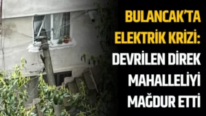 Bulancak’ta Elektrik Krizi: Devrilen Direk Mahalleliyi Mağdur Etti