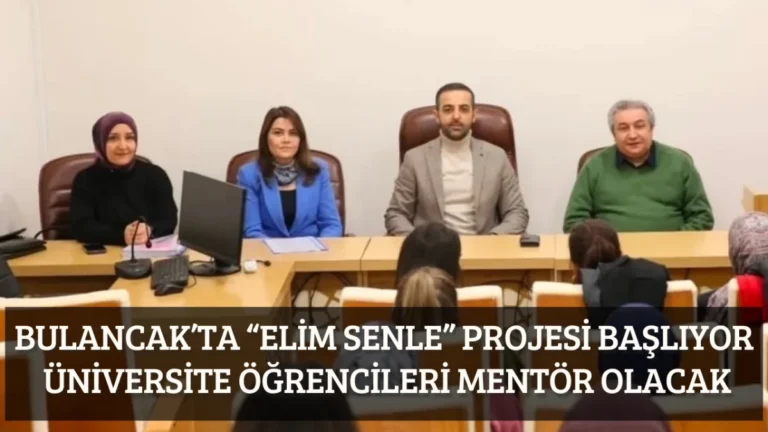 Bulancak’ta “Elim Senle” Projesi Başlıyor: Üniversite Öğrencileri Mentör Olacak