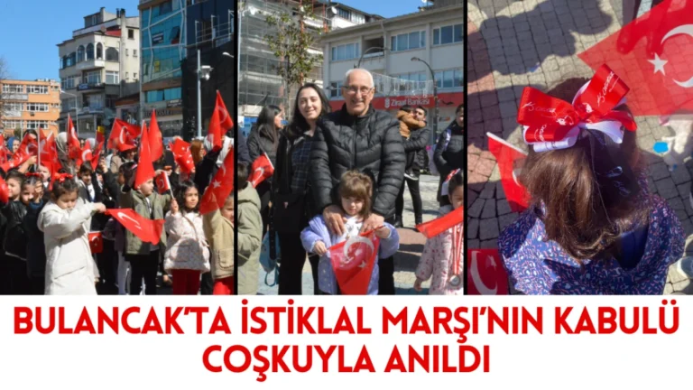 Bulancak’ta İstiklal Marşı’nın Kabulü Coşkuyla Anıldı