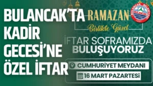 Bulancak’ta Kadir Gecesi’ne özel iftar