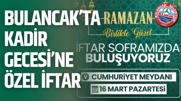 Bulancak’ta Kadir Gecesi’ne özel iftar