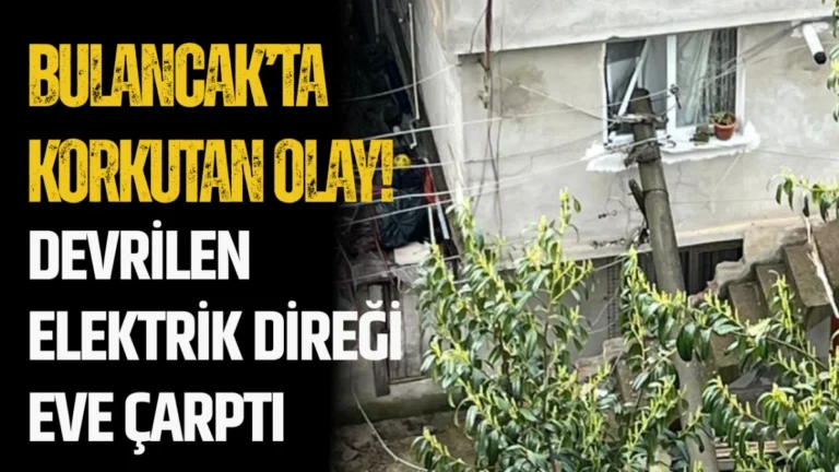 Bulancak’ta Korkutan Olay! Devrilen Elektrik Direği Eve Çarptı