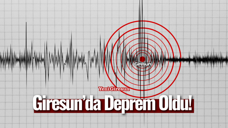 Giresun’da Korkutan Deprem!