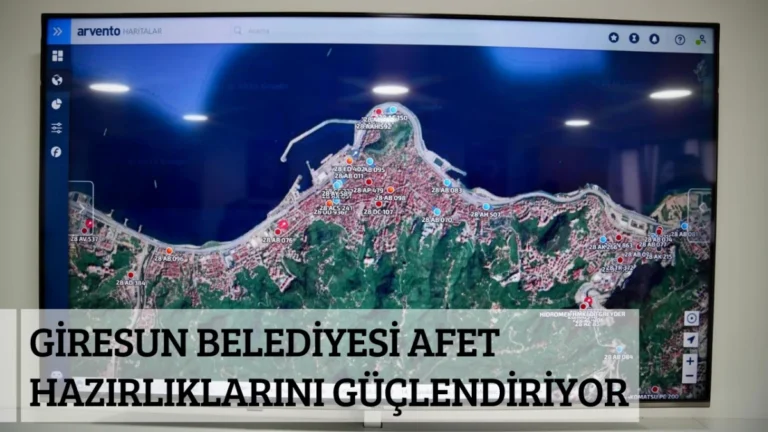 Giresun Belediyesi afet hazırlıklarını güçlendiriyor