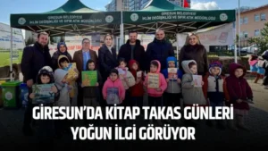 Giresun’da Kitap Takas Günleri yoğun ilgi görüyor