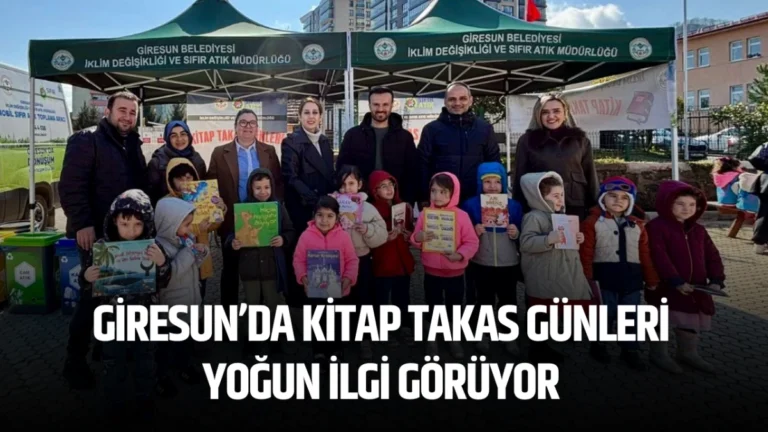 Giresun’da Kitap Takas Günleri yoğun ilgi görüyor