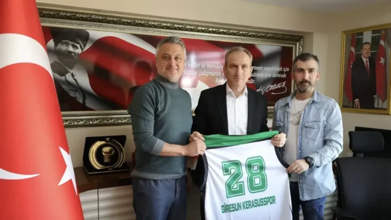 Kerasus Spor Kulübü’nden İl Müdürü Muzaffer Ergün’e Ziyaret