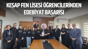Keşap Fen Lisesi Öğrencilerinden Edebiyat Başarısı