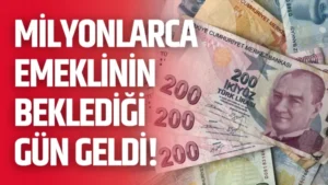 Milyonlarca emeklinin beklediği gün geldi!
