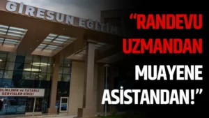 “Randevu Uzmandan, Muayene Asistandan!”