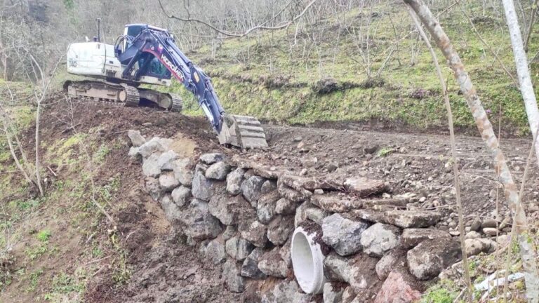 Giresun’un Köy Yollarında “Tahkimat” Mesaisi