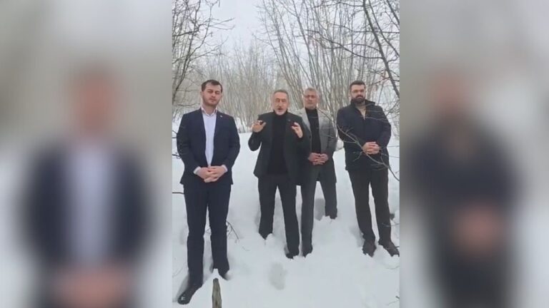 Adıgüzel Kar Altındaki Fındık Bahçesinden Tepki Gösterdi!