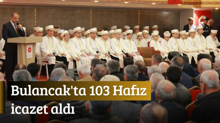 Bulancak’ta 103 Hafız icazet aldı