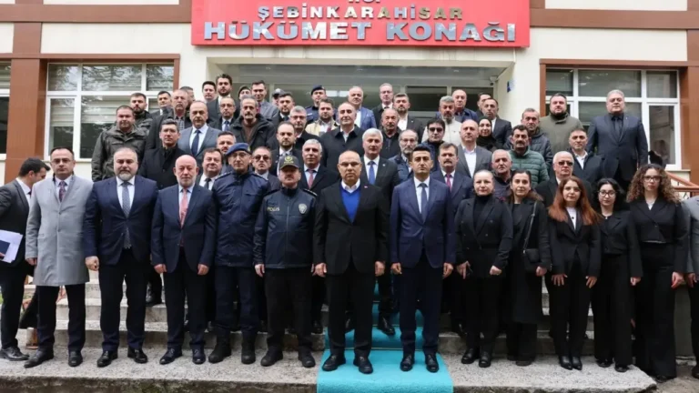 Vali Mustafa Koç’tan Şebinkarahisar Kaymakamlığı’na Ziyaret