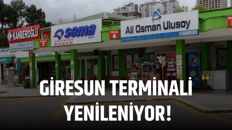 Giresun Terminali Yenileniyor!