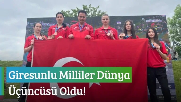 Giresunlu Milliler Dünya Üçüncüsü Oldu!