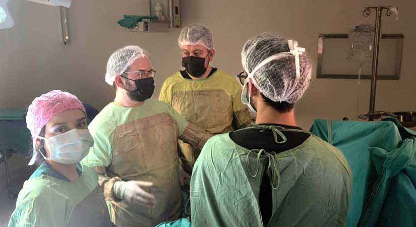 Giresun’da laparoskopik Miles ameliyatı başarıyla yapıldı