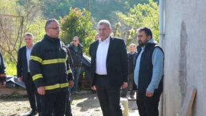 Başkan Sıbıç’tan Yangın Bölgesinde İnceleme