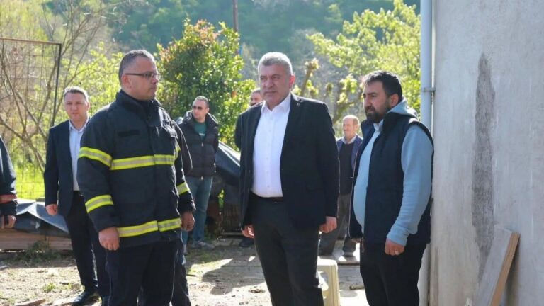 Başkan Sıbıç’tan Yangın Bölgesinde İnceleme