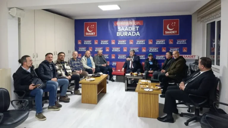 Saadet Partisi Tirebolu’nun Nabzını Tuttu